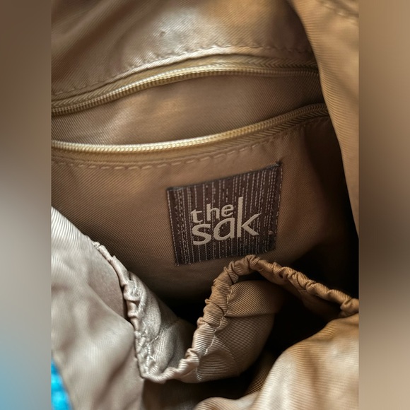 The Sak Women's Embroidered Equestrian Aztec Pattern Metal-Stud Crossbody Bag - Picture 3 of 14